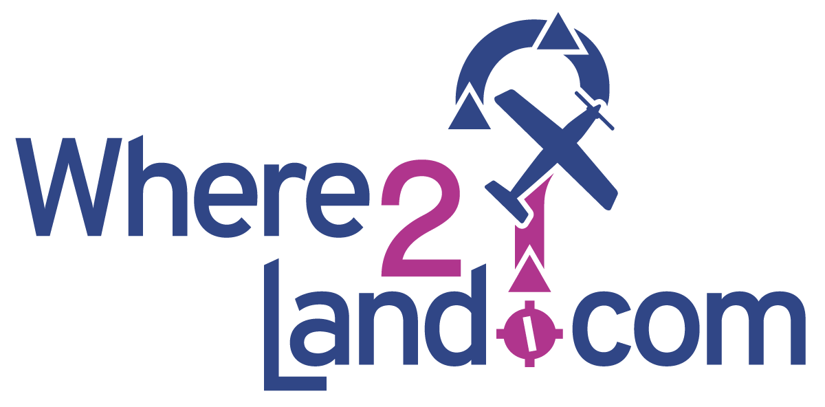 where2land.com logo