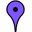 purple airport icon for shared fields